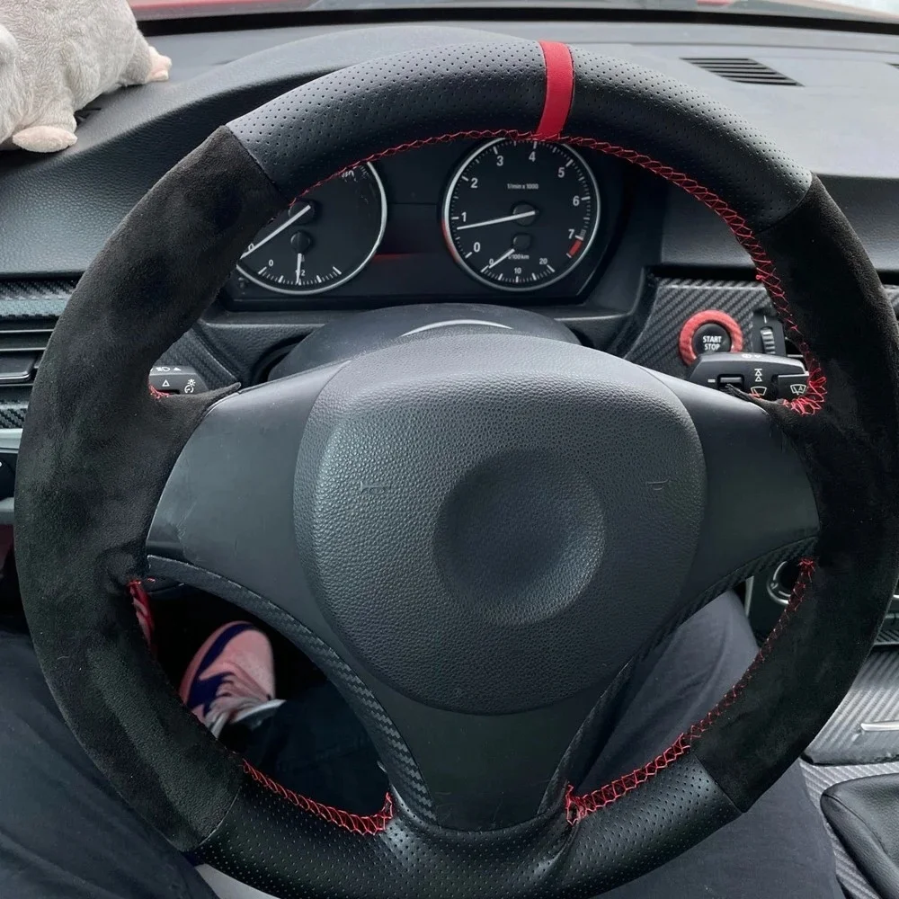 Juste de volant de voiture coordonnante personnalisée, BMW E90, E91, E92, E93, E87, E81, E82, E88, bronchE84, 325i, 330i, 335i, 120i, 130i, 120d