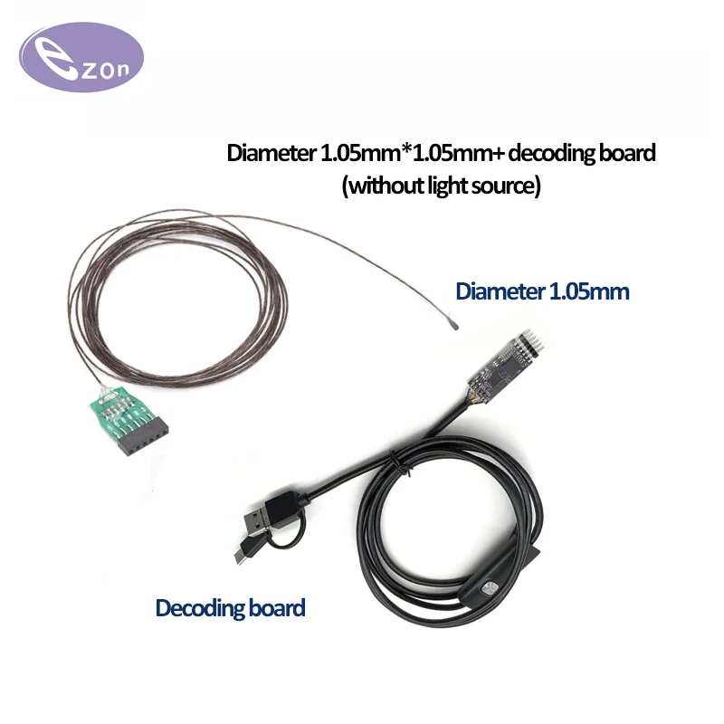 ov6946 0.16MP 1.05mm*1.05mm endoscope camera module USB decoding board without LED light for medical endoscope camera