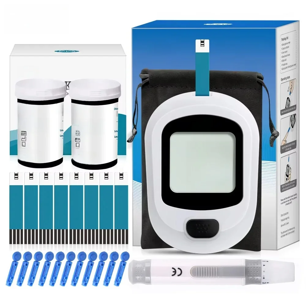 Cofoe Yice Bloedglucosemeter met Teststrips Diabetes Glucometer kit Bloedsuikermeter voor Diabetische Medische DiabetesTester - afbeelding 2