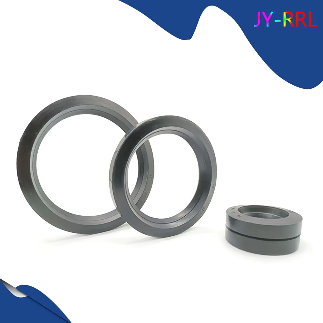 

Black NBR ID 30mm 35mm 40mm-170mm U-shaped No Skeleton Oil Seal Rings Double Lip Seal Gasket For Shaft