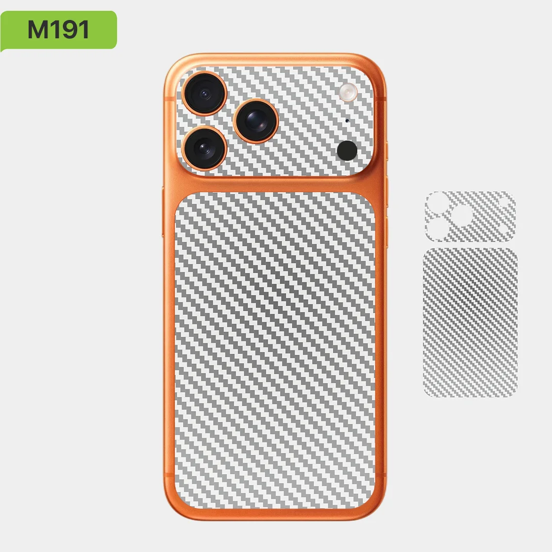 أغطية جلد من الفينيل لهاتف iPhone 17 Pro max/iPhone 17 Pro، مجموعة كربون من Nexa Skins، ملصق، BC0020 #1