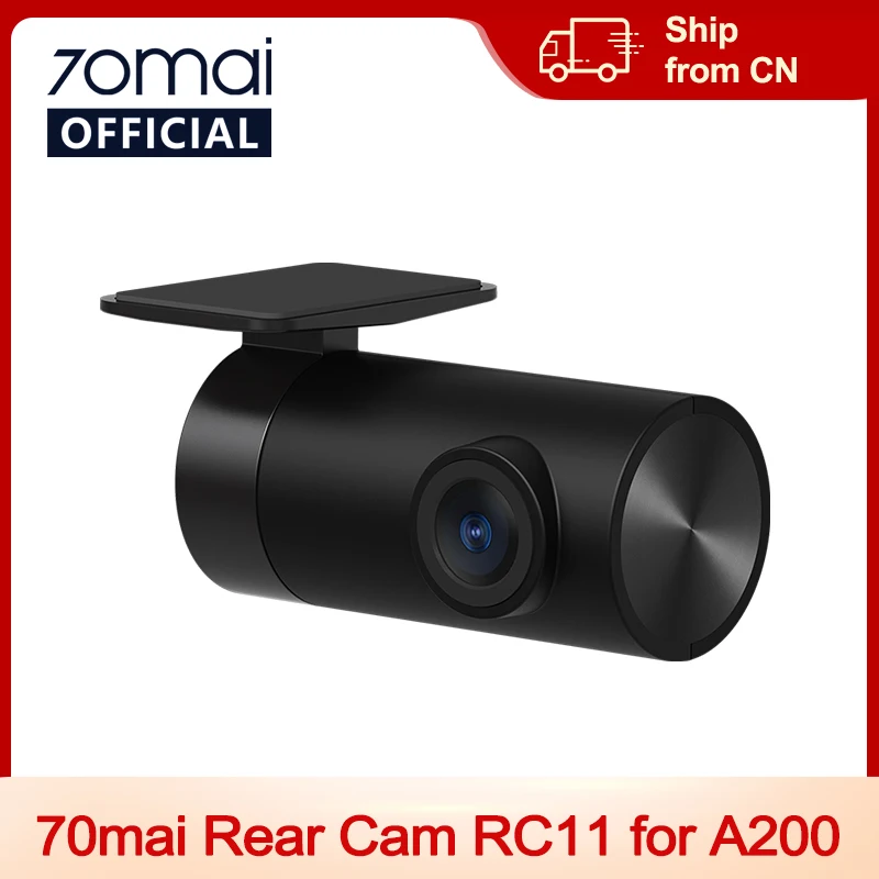 

70mai Rear Cam RC11 for 70mai Dash Cam A200 A400 Car DVR Rearview Dash Cam Support Parking Recording