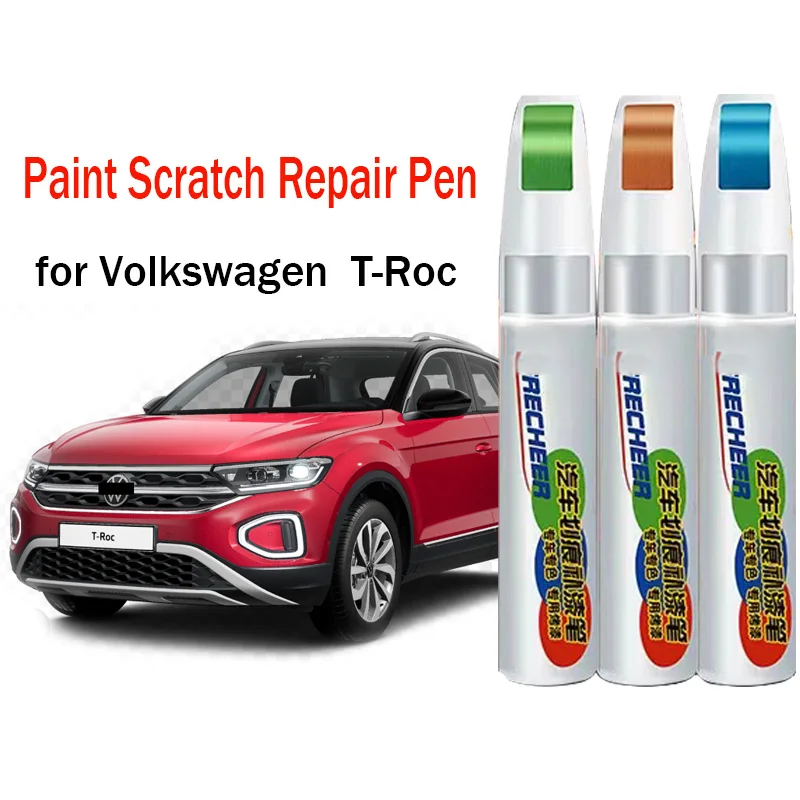 Car Paint Pen Scratch Repair Touch-Up Paint Pen for Volkswagen T-Roc Paint Scratch Remover Car Paint Care Accessories