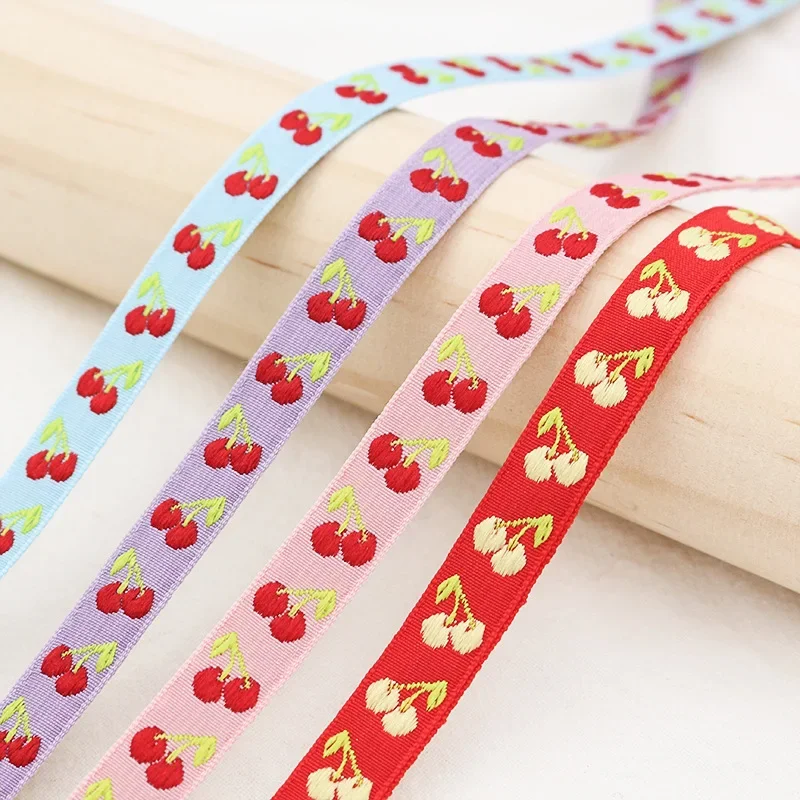 Petit ruban sans jacquard, accessoires pour cheveux, sangle décorative, 5 mètres, 10mm de largeur