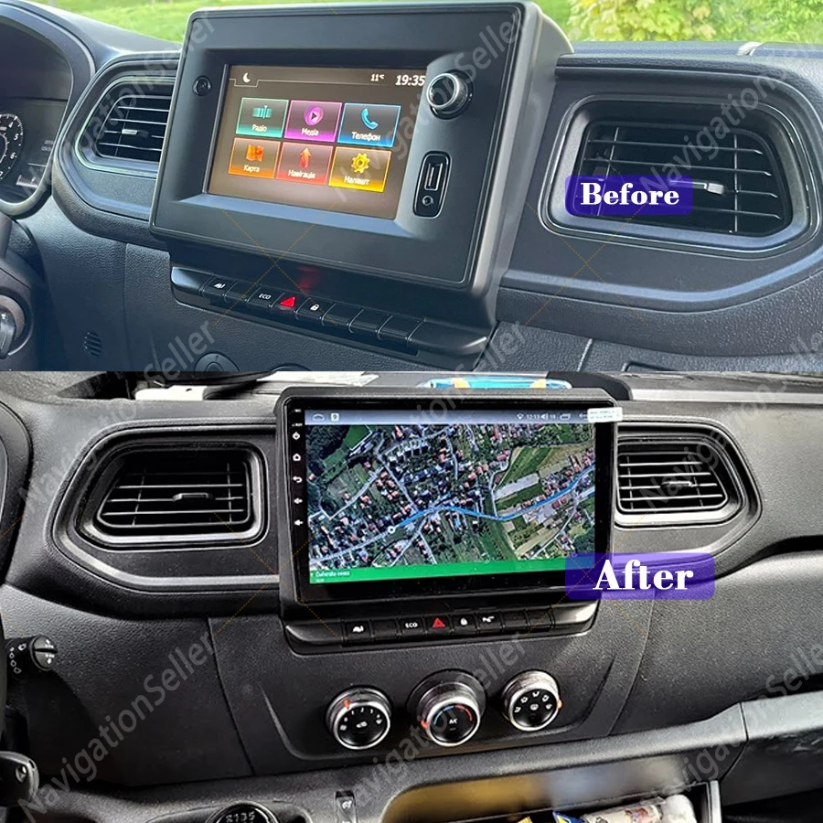 Autoradio Android For Renault Master 3 2023 2022 2021 2020 2019 Touch Screen Multimedia Video Player Carplay Navigation Stereo