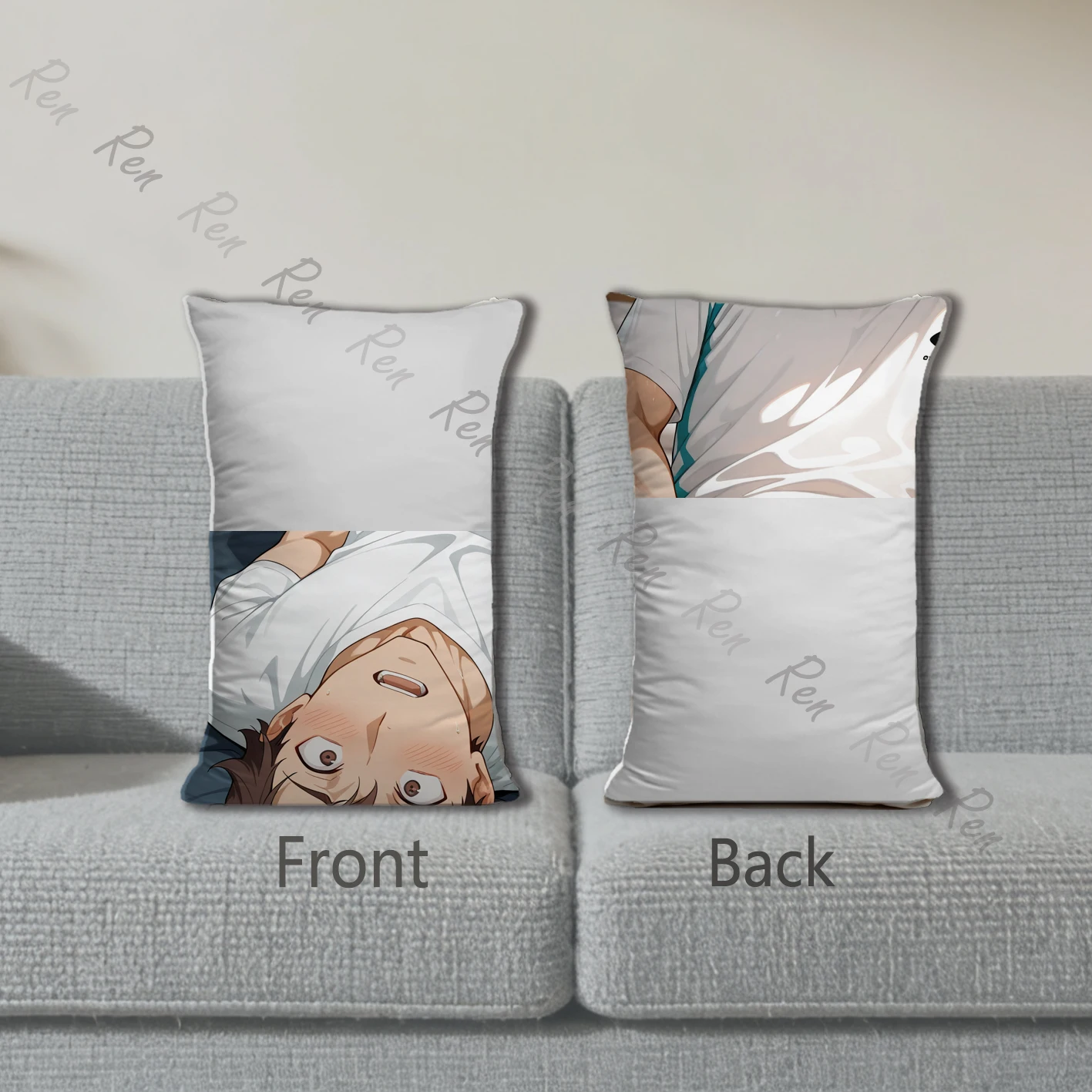 

Наволочка для подушки Dakimakura Anime Yaku Morisuke, наволочка для диванной подушки с двусторонним принтом, 40X60 см