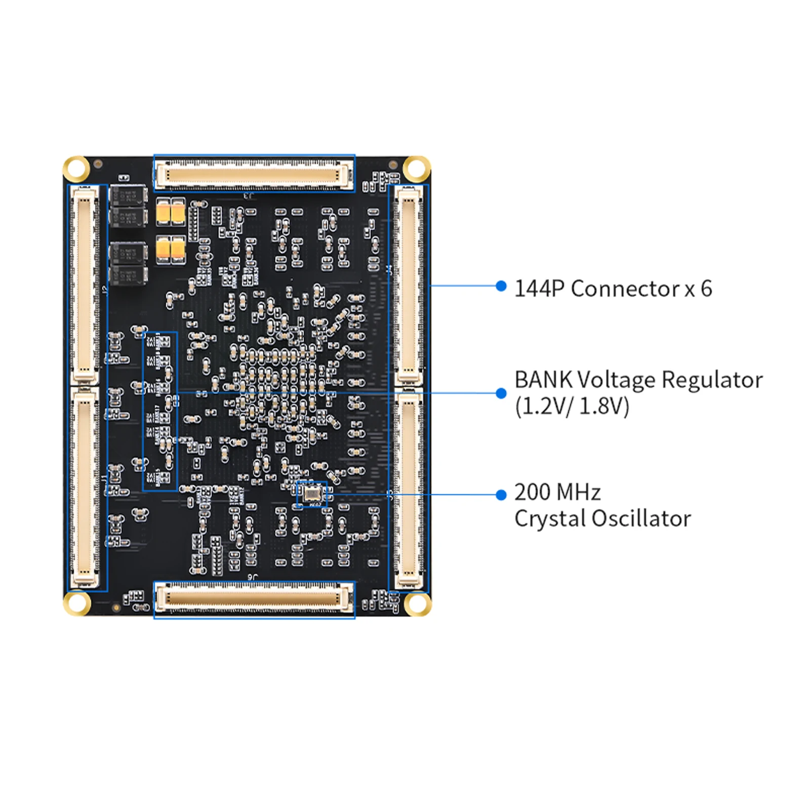 Puzhi PZ-V7690T-SOM AMD SOM FPGA Core Board Xilinx Virtex7 Core Board V7690T PCIE3.0 FMC