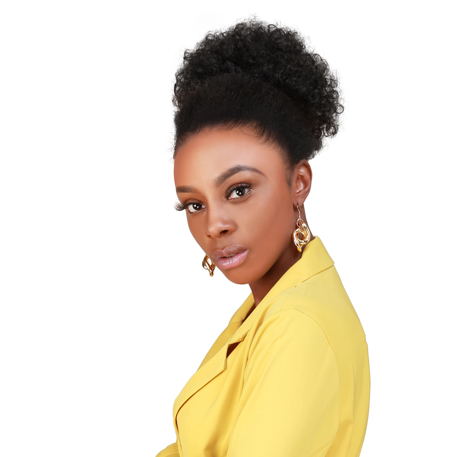 فوري جليتز الاصطناعية الرباط ذيل حصان الرجعية نفخة صغيرة