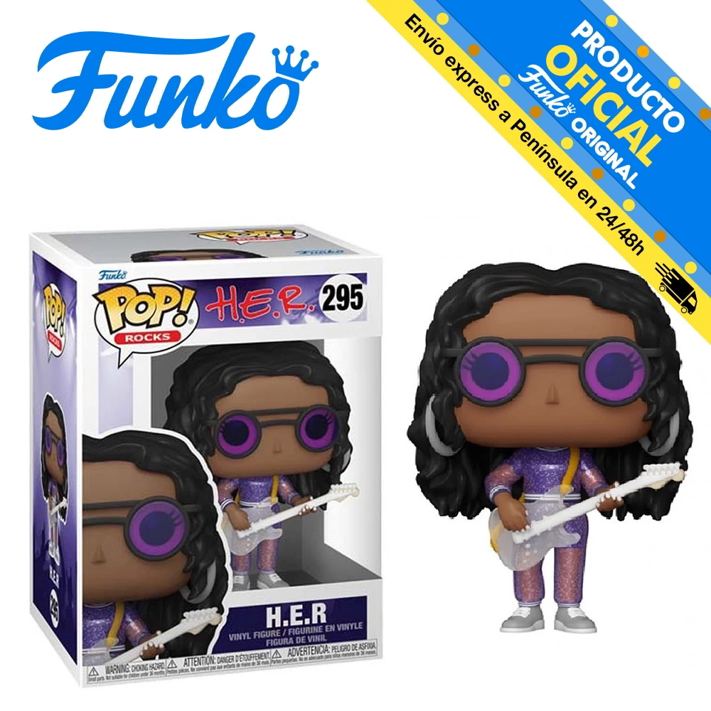 Funko Pop! H.E.R, 65699, 295, Orjinal, Oyuncak, Çocuklar, Kadınlar, Hediye, Koleksiyon, Figür, Kız, Mağaza, Kutu, Yeni, Erkek, Resmi Lisans