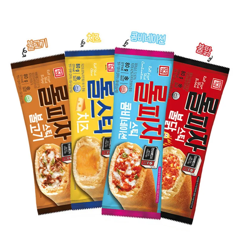 Hansung-Mart Combination Roll Pizza 80g X 10 Pus Outer Chicken Cheese Boutgo Tack 1