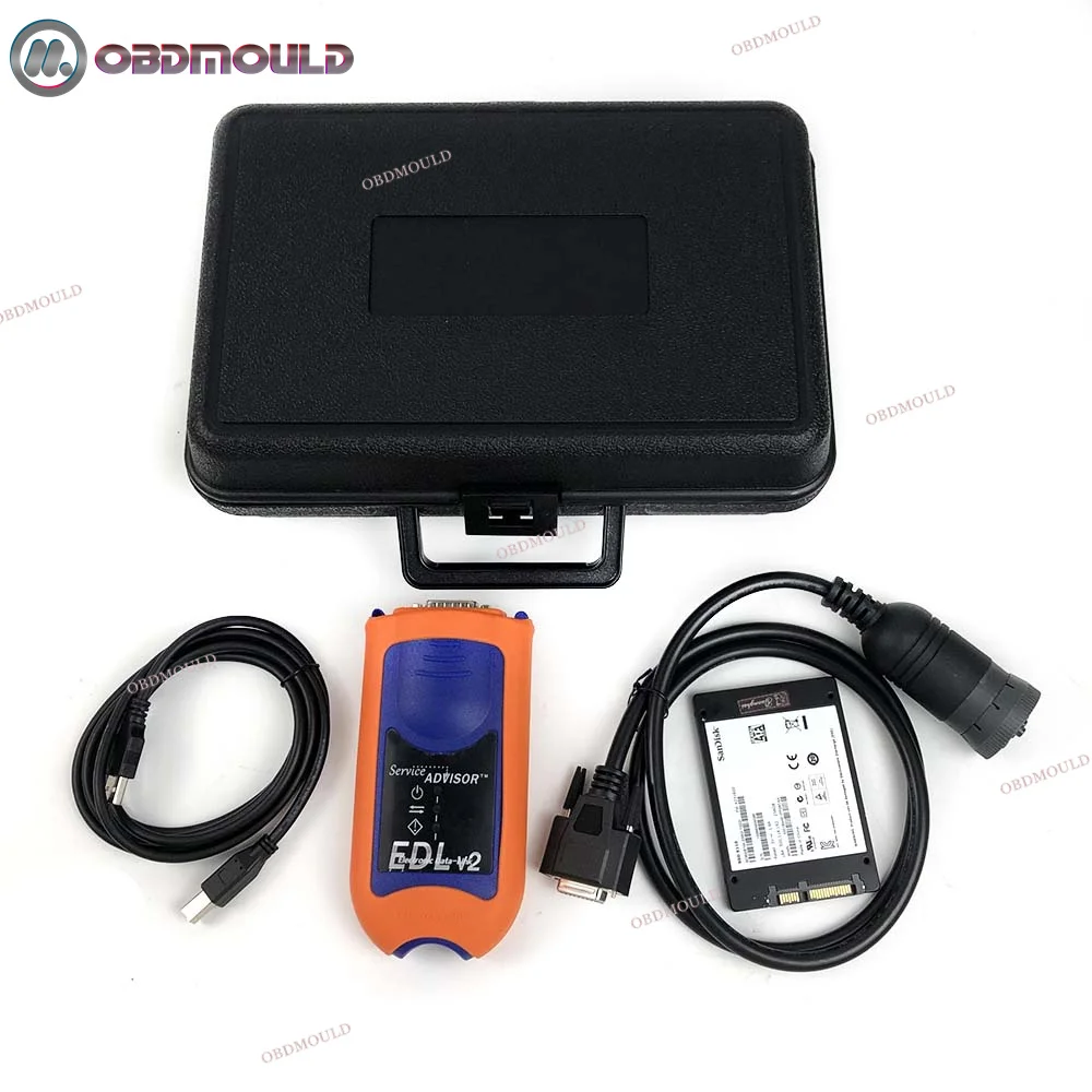 

EDLSCAN Электронный диагностический адаптер для передачи данных для строительства, сельскохозяйственного оборудования, обслуживания двигателя ADVISOR JOHN DEERE EDL V2