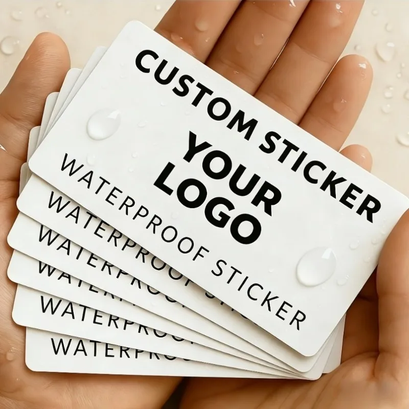 Multiple Packs of Custom Rectangular Stickers and Custom Logos, Wedding, Birthday, Baptism Stickers, Design Stickers