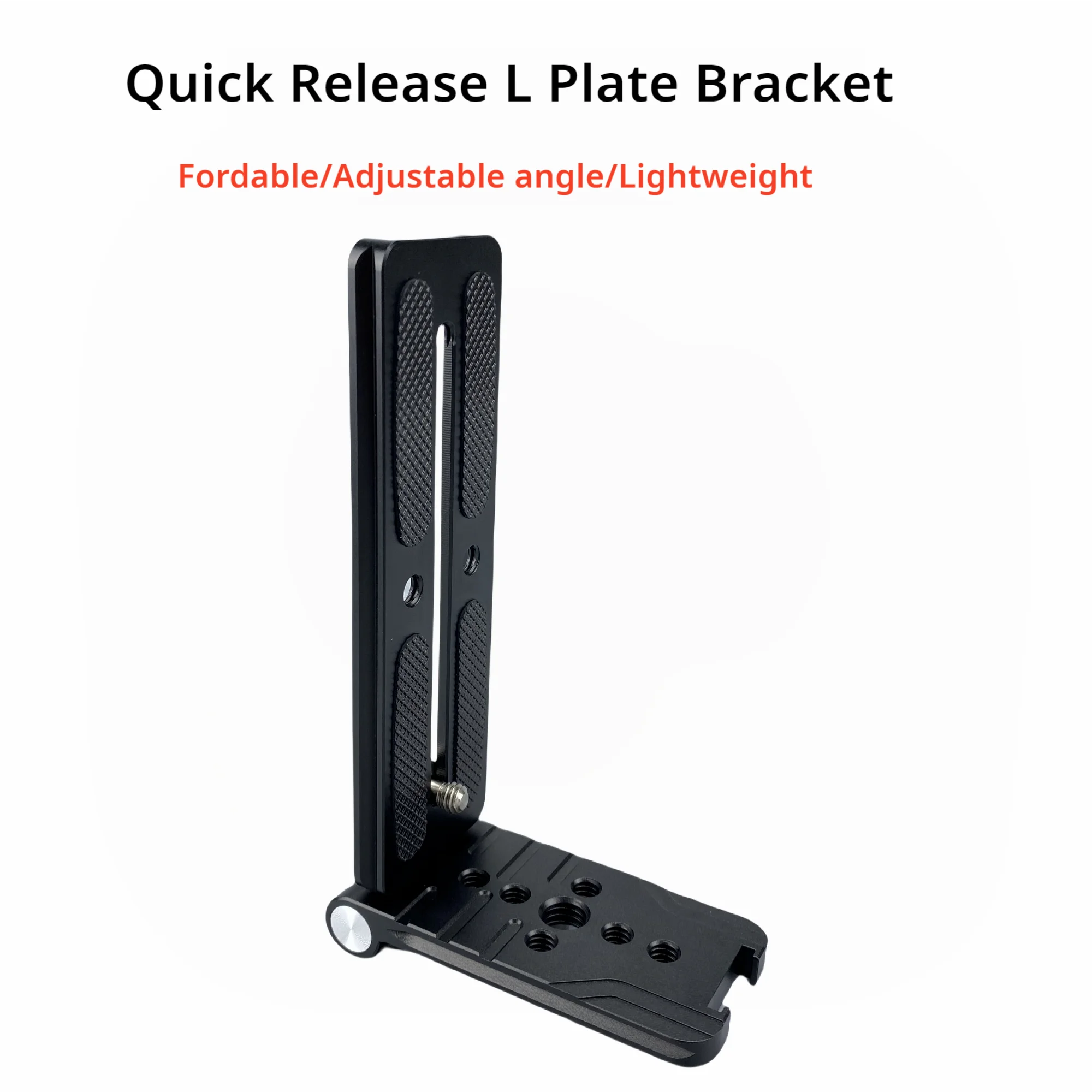 

Tripod Quick Release Plate SLR Camera L Bracket 1/4 Screw Folding Vertical Clapper Photography Foldable Board 38mm for ARCA