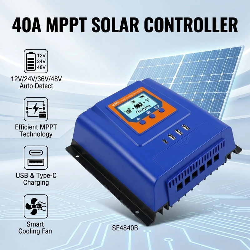 The 100% Mppt Solar…