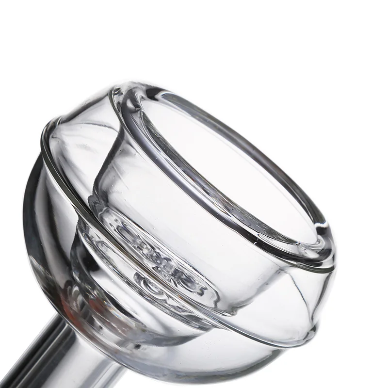 24 مللي متر (0.94 بوصة) حجم مشترك جدار مزدوج الزجاج وعاء التبغ رئيس ل الشيشة الشيشة التدخين وعاء مقاوم للحرارة مع حامل الفحم #2