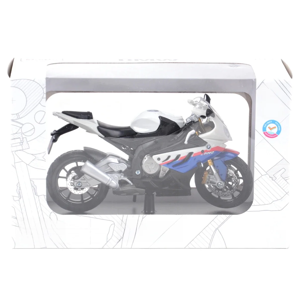 Maisto 1:12 BMW S1000RR avec support moulé sous pression, véhicules, loisirs de collection, modèle de moto, jouets