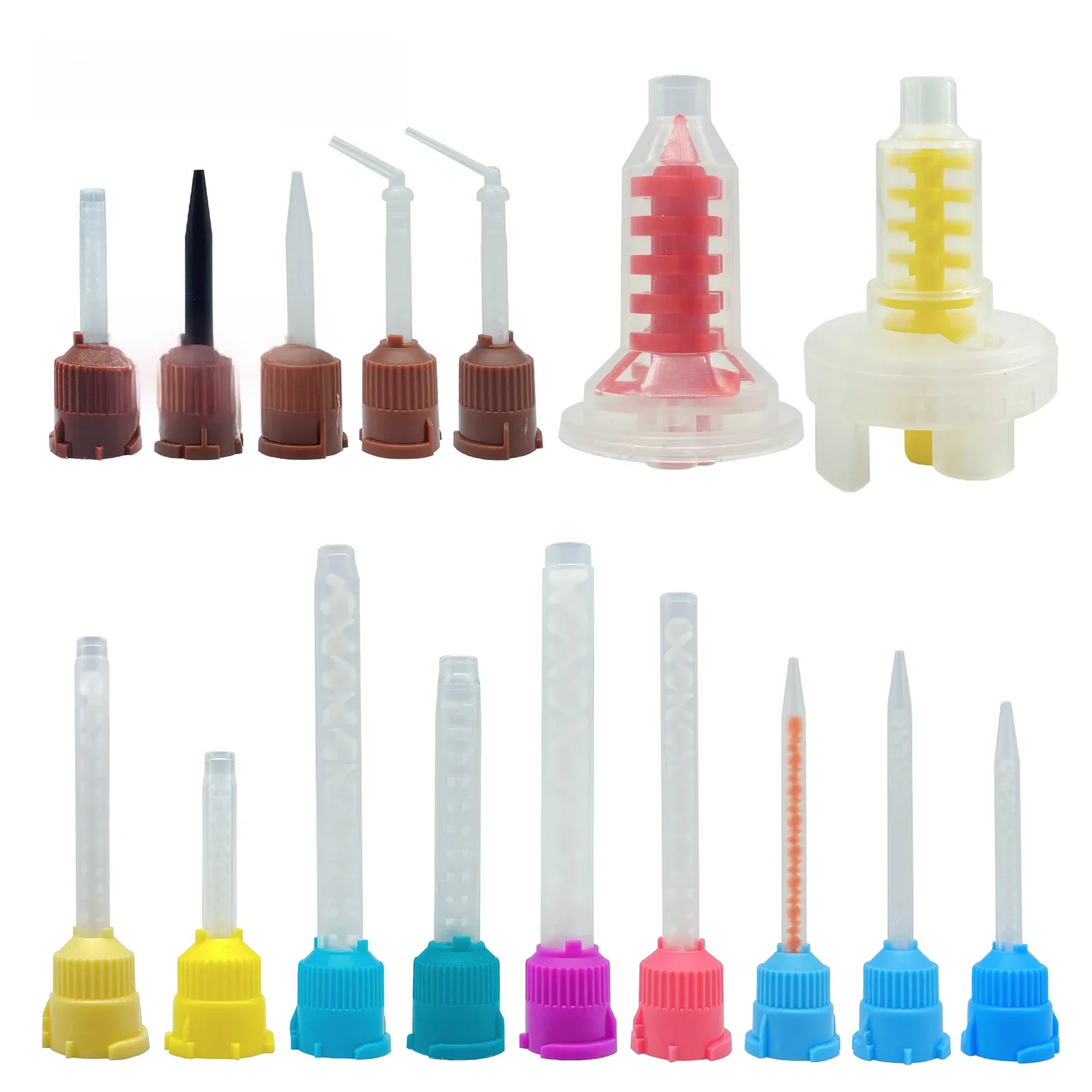 50 teile/beutel gut ck Einweg Zahn abdruck Misch spitzen Misch rohr Silikon kautschuk Film Dental