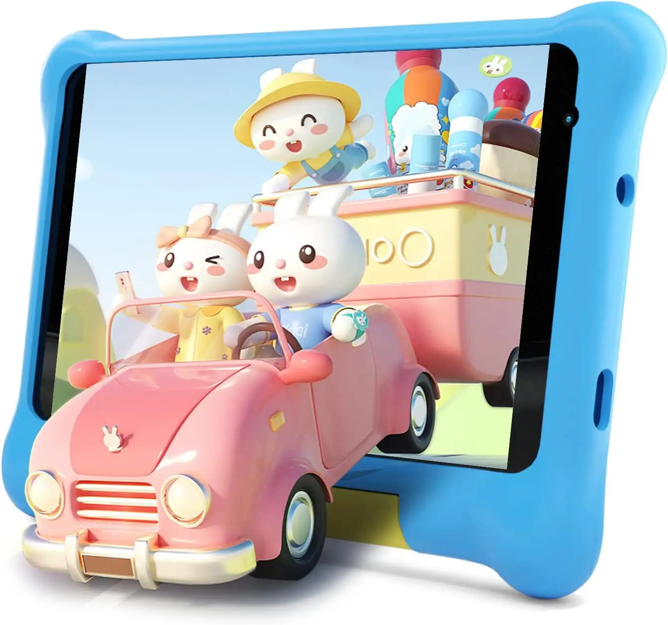 Tablet per bambini da 7 pollici Android 13 Quad Core 5 GB RAM 32 GB ROM WiFi doppia fotocamera per età 3-7 Regalo per bambini Software per bambini Gioco PC