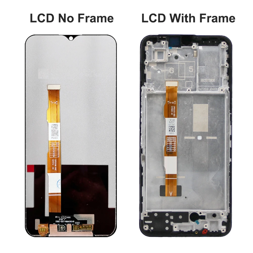 High Quality Display for Vivo Y22 V2207 Lcd Display Touch Screen Digitizer Assembly with Frame for Vivo Y22s V2206 LCD Repair