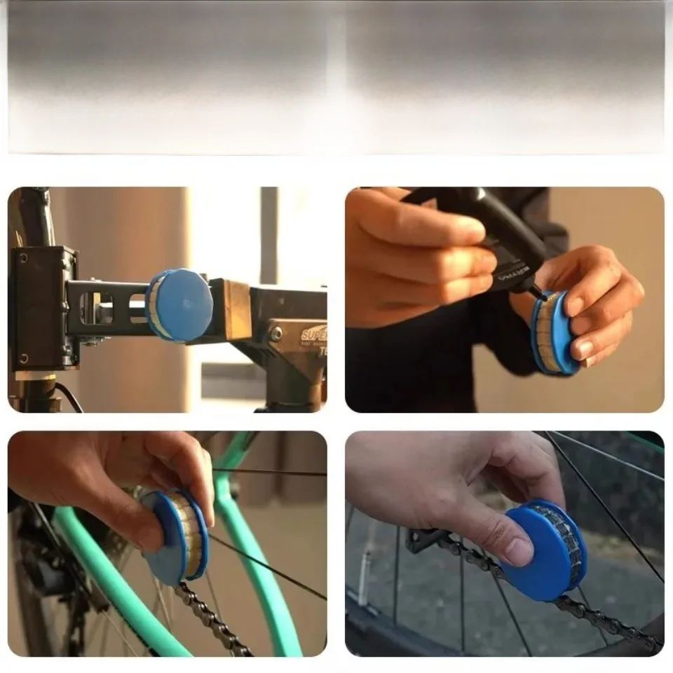 AliExpress Other Bicycle chain oiling tool, lubrication and maintenance device, chain roller type chain oiling device