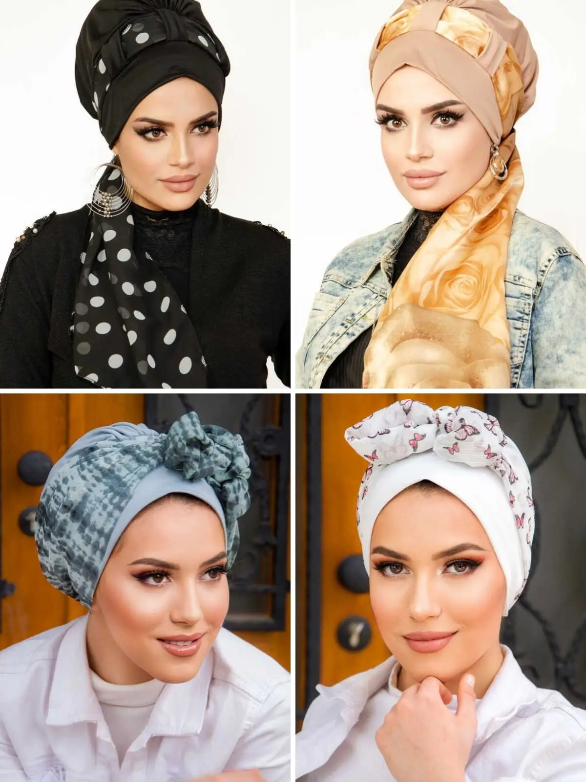 Bonnet with Scarf, Buy 3 Pay 2, Turban Hijab Muslim Fashion Casual Bonnet Woman Indispensable for Modern and Stylish Women