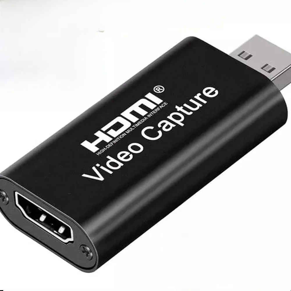 HDMI Video and Audio Capture Card Converter, Game Console, TV, PC, 30FPS, Caixa de Gravação de Jogos