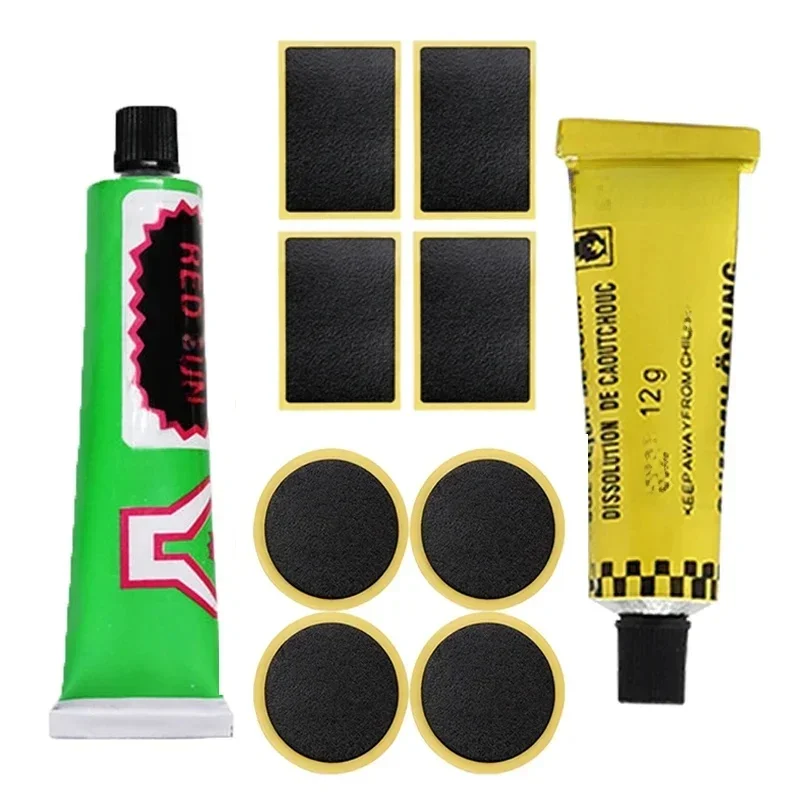 AliExpress Bicycle Flat Tyre Repair Kit Kit Portable Rubber Tyre Repair Tool Bicycle Inner Tube Puncture Patch Rubber Adhesive Repair Tool