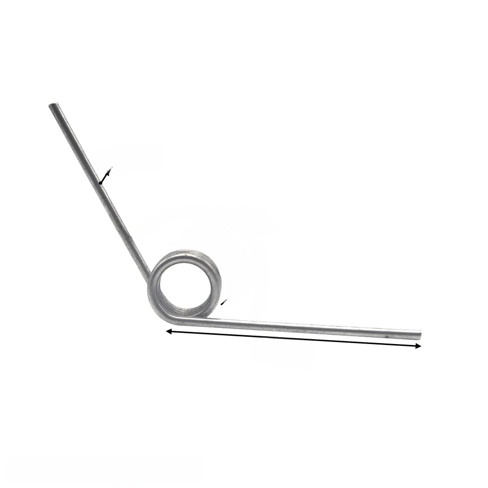 Ressort de Torsion en acier inoxydable, diamètre de fil de 2mm, 120 degrés, 40mm, longueur de jambe, accessoires mécaniques, 2 pièces