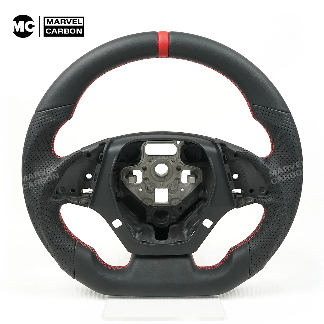 MC Full Leather Steering Wheel For Chevrolet Camaro Steering Wheel Racing Wheel Car Customized Accessories