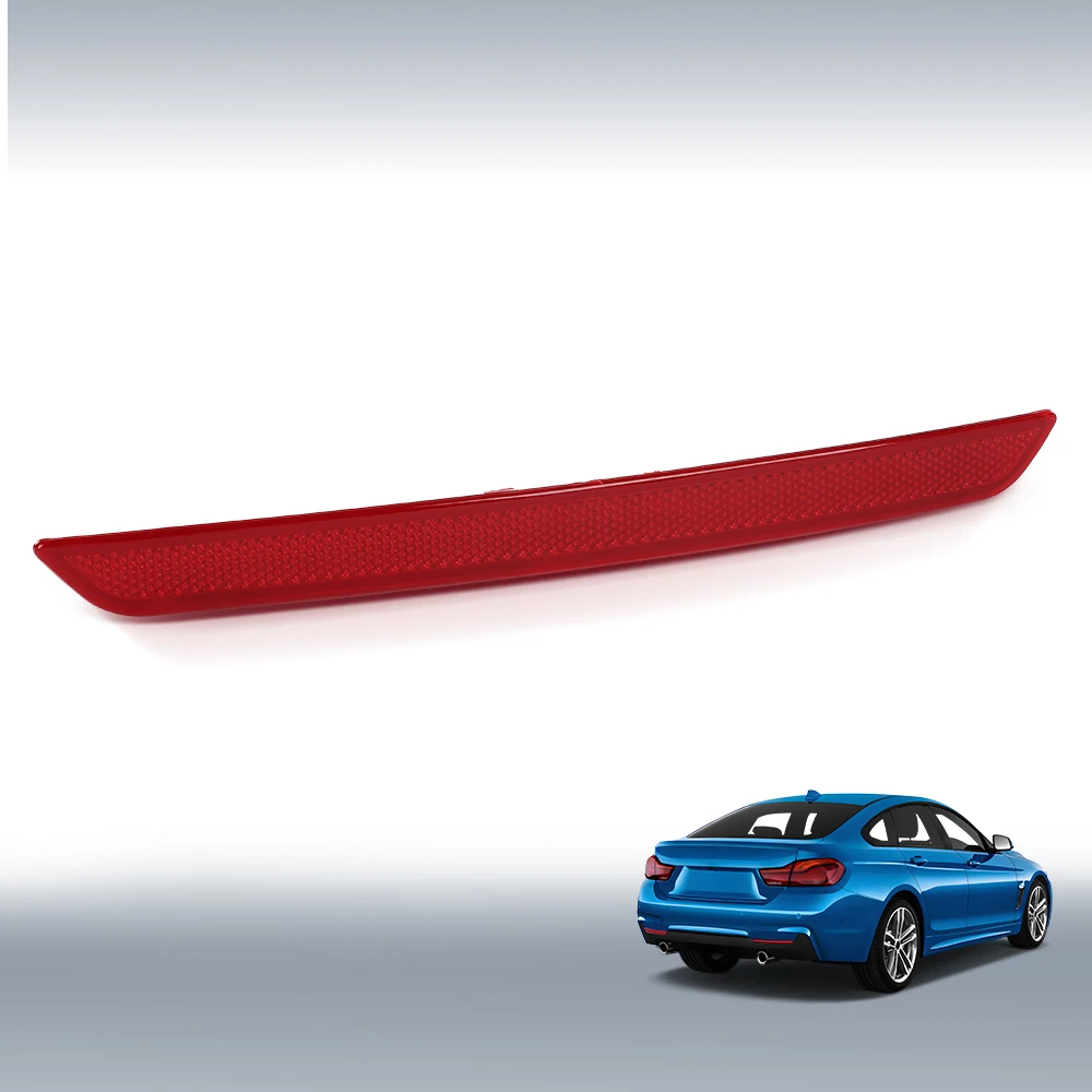 

Rear Bumper Reflector Right Side Fit for Bmw 4-Series m Sport F32 F33 F36 63147847234 Bm1185107 Red Waterproof Snowproof