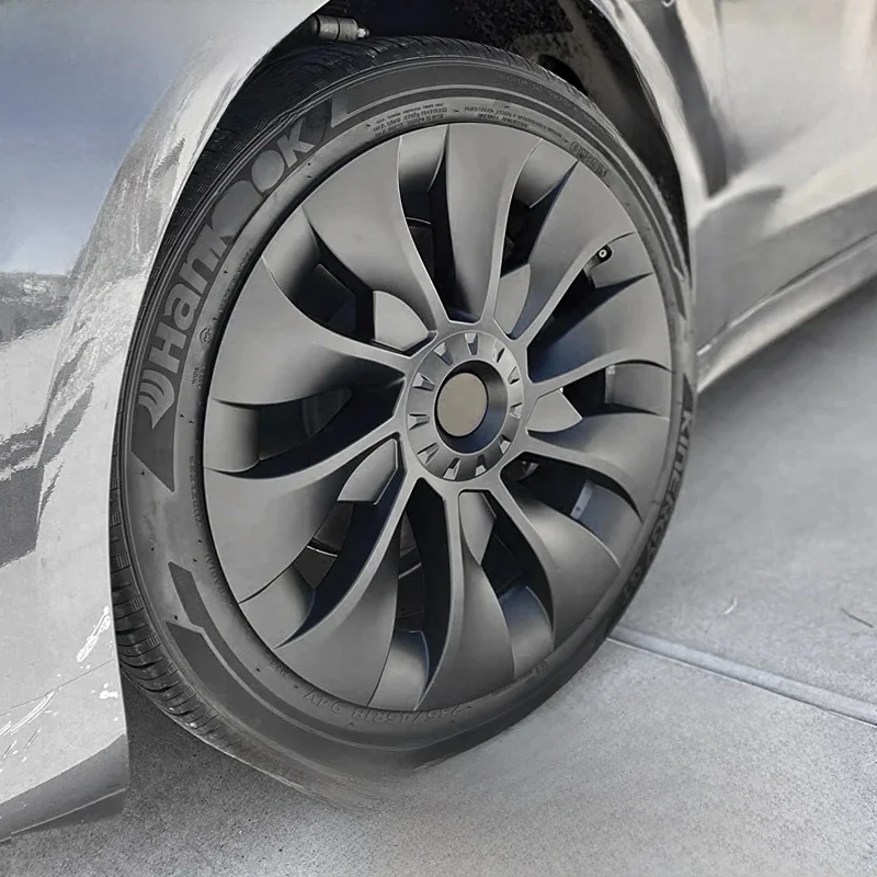 4PCS Kołpak samochodowy do Tesla Model 3 18-calowy kołpak wymienny Kołpak samochodowy Pełna osłona felgi Akcesoria 2018-2023 — zdjęcie 2