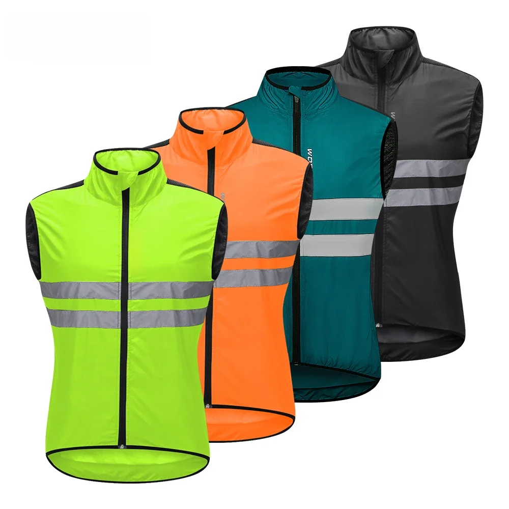 AliExpress WOSAWE Men's Cycling Running Vest Reflective Windbreaker Sleeveless Jacket Visibility Safety Gilet