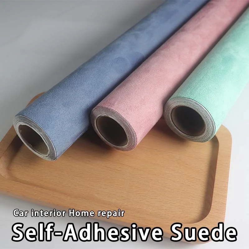 

Self Adhesive Velvet 50 x140cm Self Adhesive Suede Fabric for DIY Furniture Decoration Car Interior Modification Sofa Renovation