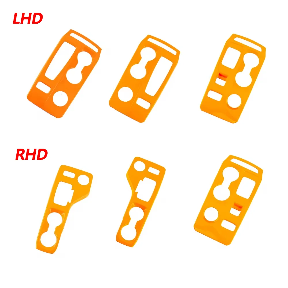 

Carbon LHD RHD Car Trim Panel Raptor Orange Key Armrest Cover Center Control Panel Car Accessories for Ford Ranger T9 2023 2024