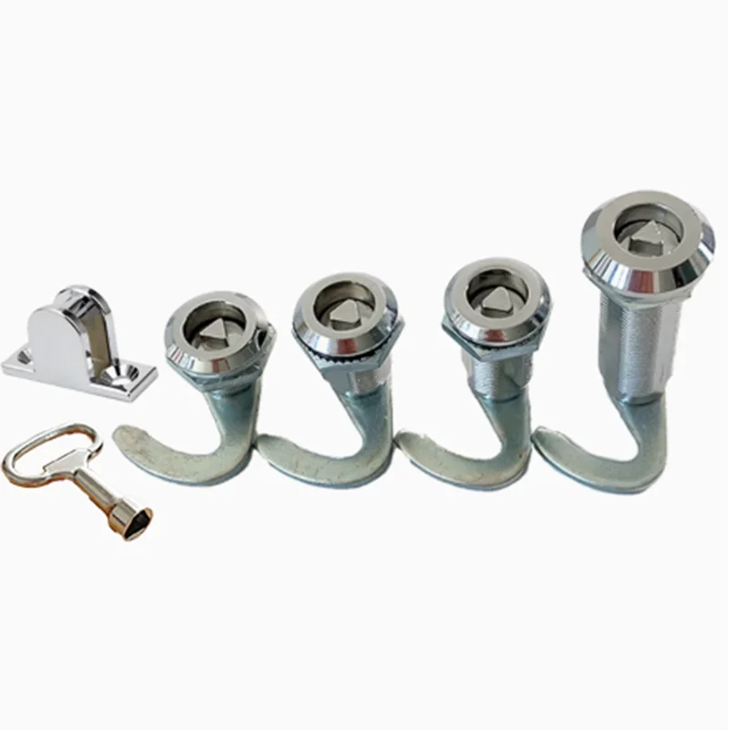MS705 Zinc Alloy Body Lock Cerradura Triangle Solt Cam Adjustable Quarter Turn Cam Locks Longer 18/28/36/40/62mm