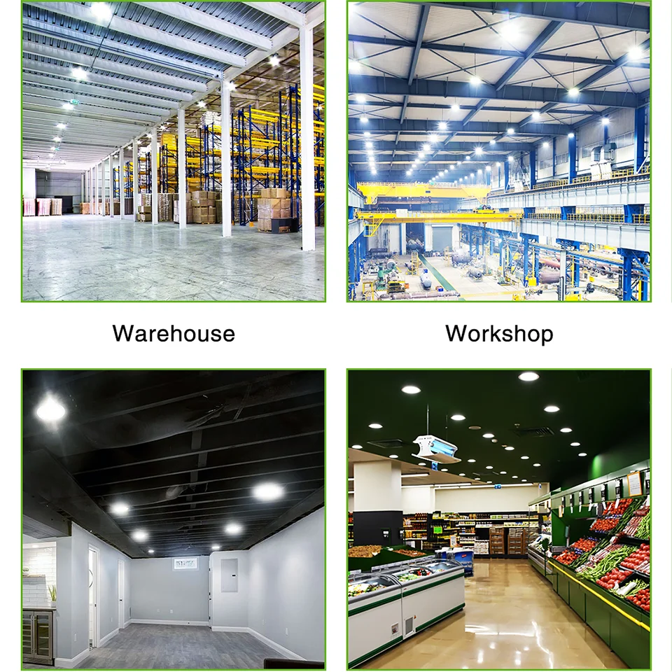 السوبر مشرق عالية خليج 150 واط/200 واط/300 واط/400 واط AC85-265V LED الإضاءة الصناعية سوق مستودع المرآب الصالة الرياضية مصنع ورشة عمل مصباح #6