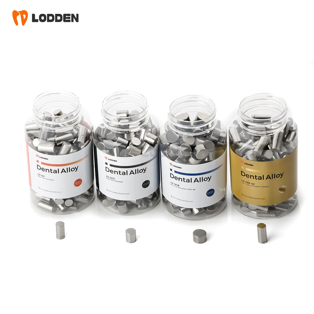 LODDEN Dental Lab Alloy Cobalt-chromium Ceramic NiCr CoCr for Porcelain Frame Material VB Steel Metal Alloy 1kg