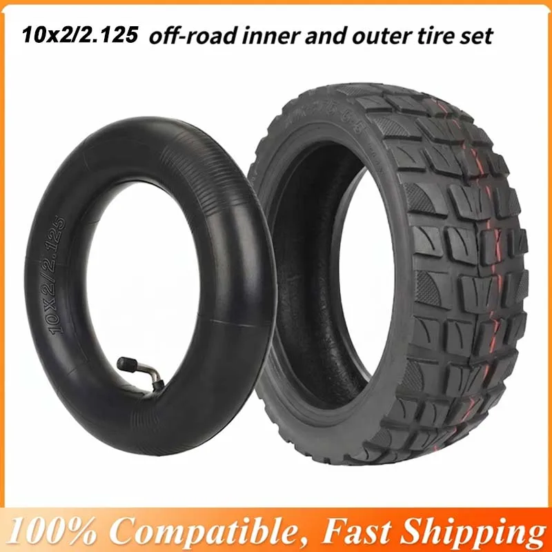10x275-65-オフロードタイヤ-10x2-2125-インナーチューブセット-電動スクーター用-10インチ滑り止めヘビーデューティー空気入りタイヤ交換部品