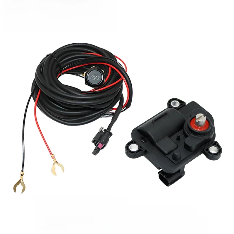 JUEMAI Auto-accessoires Elektrische uitlaatregelklep One-Key Button Remote Motor Switch System met kabel Universeel waterdicht - afbeelding 2