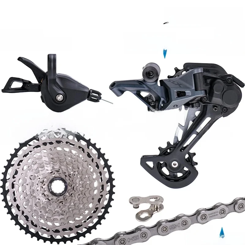 AliExpress Shimano SHIMANO SLX M7100 1x12 Speed Groupset with Shifter Rear Derailleur and Cassette Sprocket 11-50T/52T CN-M6100 Chain Original