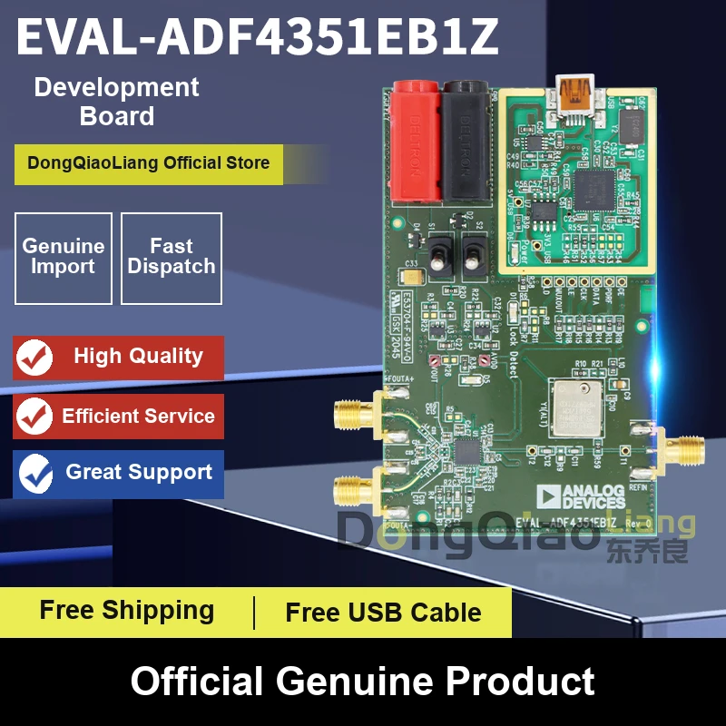 For the EVAL-ADF4351EB1Z BOARD 1 EVAL for frequency synthesiser and timer evaluation board