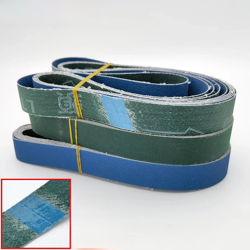 5 szt. Taśma szlifierska z cyrkoniami i tlenkiem glinu o wymiarach 25 x 762 mm. Taśma ścierna metalowa 1" x 30" do szlifierki taśmowej 762 x 25 mm z P60-240 # — zdjęcie 2