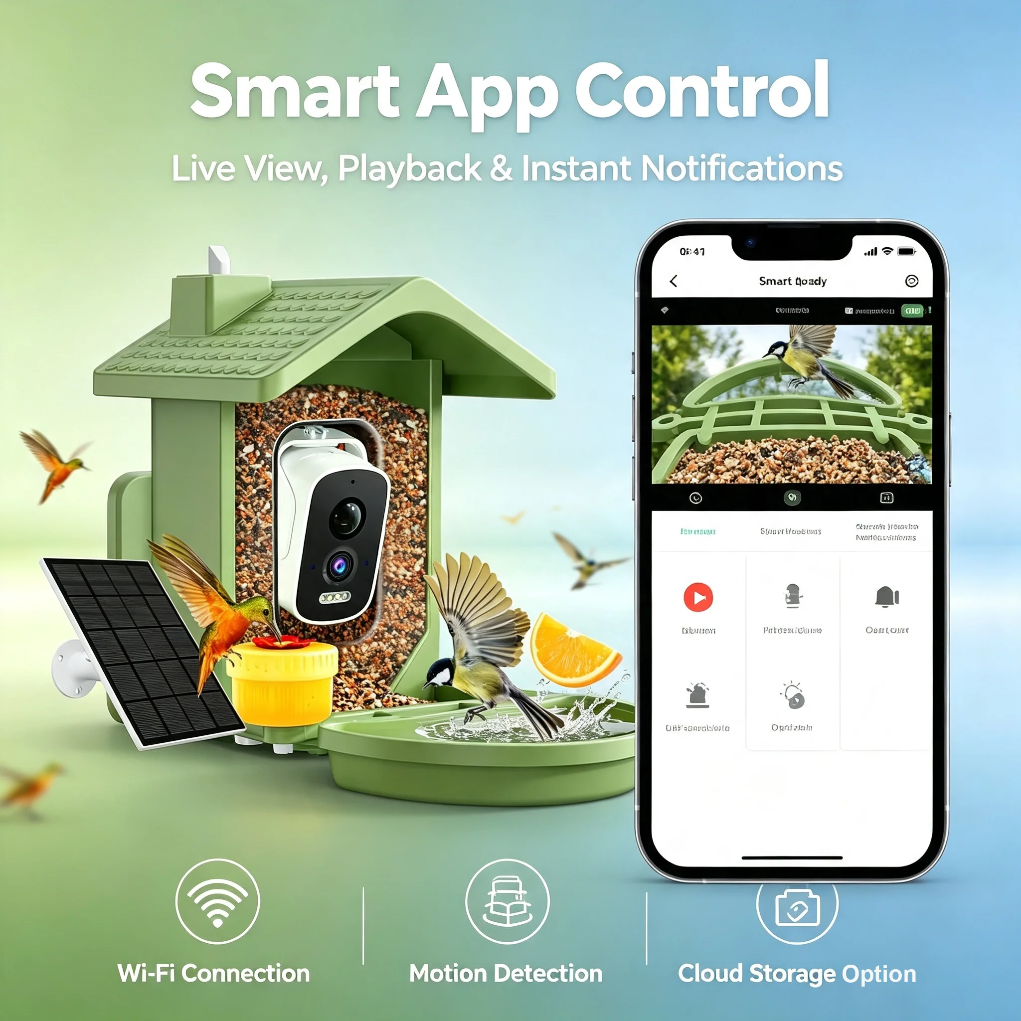 Inteligentna karmnica dla ptak – Smart Garden Bird Bath recenzja i cena
