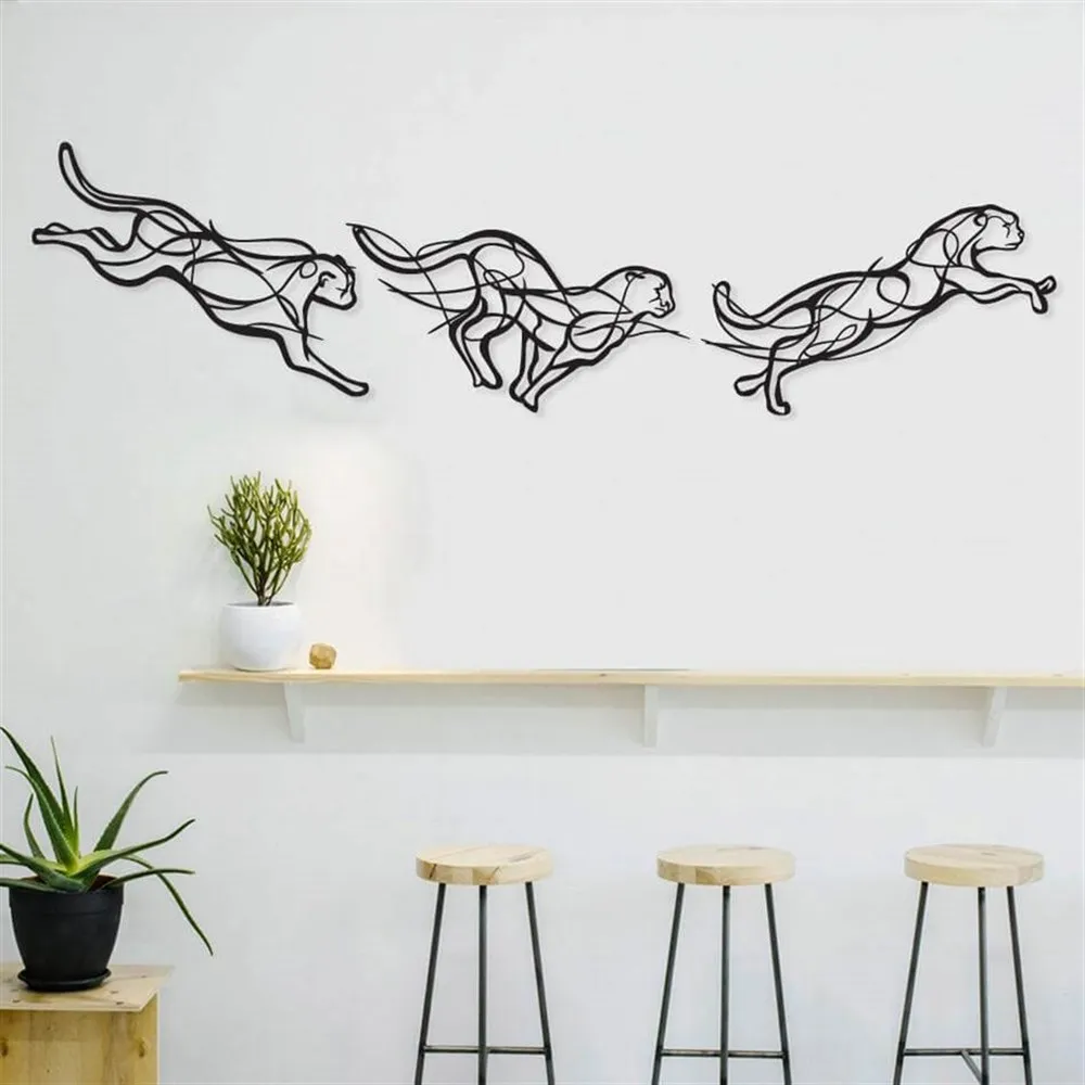 

Cheetah Metal Wall Decor