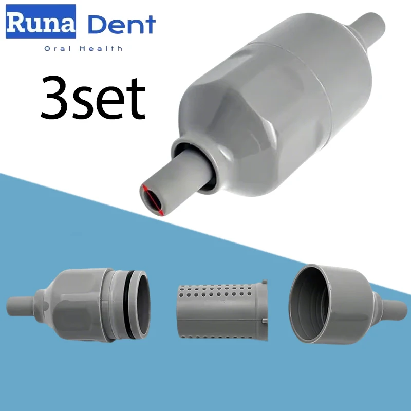 

3pcs Dental Chair Filter Cup Sediment Trap for Dental Unit Waterline Filtration System