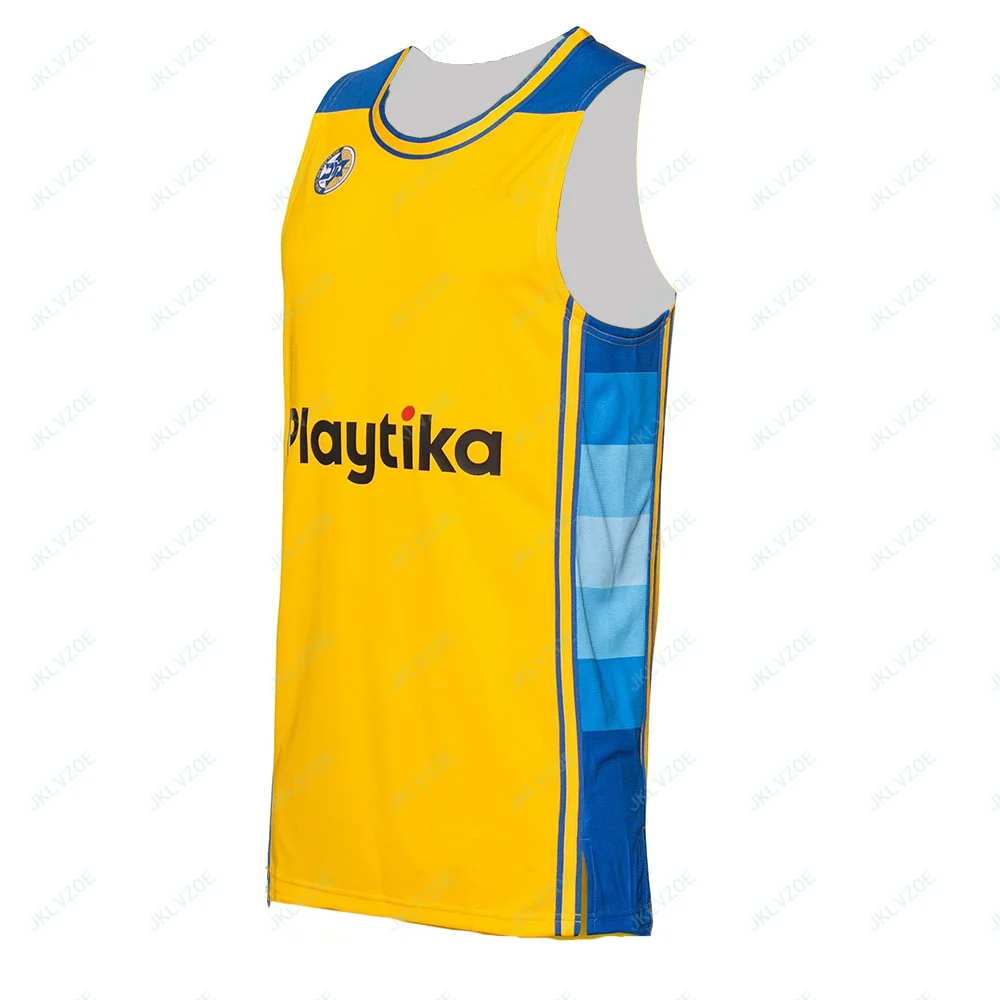 24/25 European Basketball National Team Jerseys Basketball Training Jersey T-shirt Maccabi Tel Aviv Jersey Sports Vest Jerseys