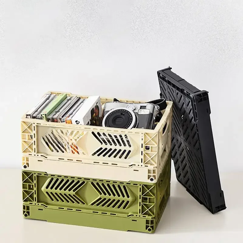 Boîte de Rangement Pliable en Plastique, mir Empilable, Mignon, Maquillage, Bijoux, Jouets