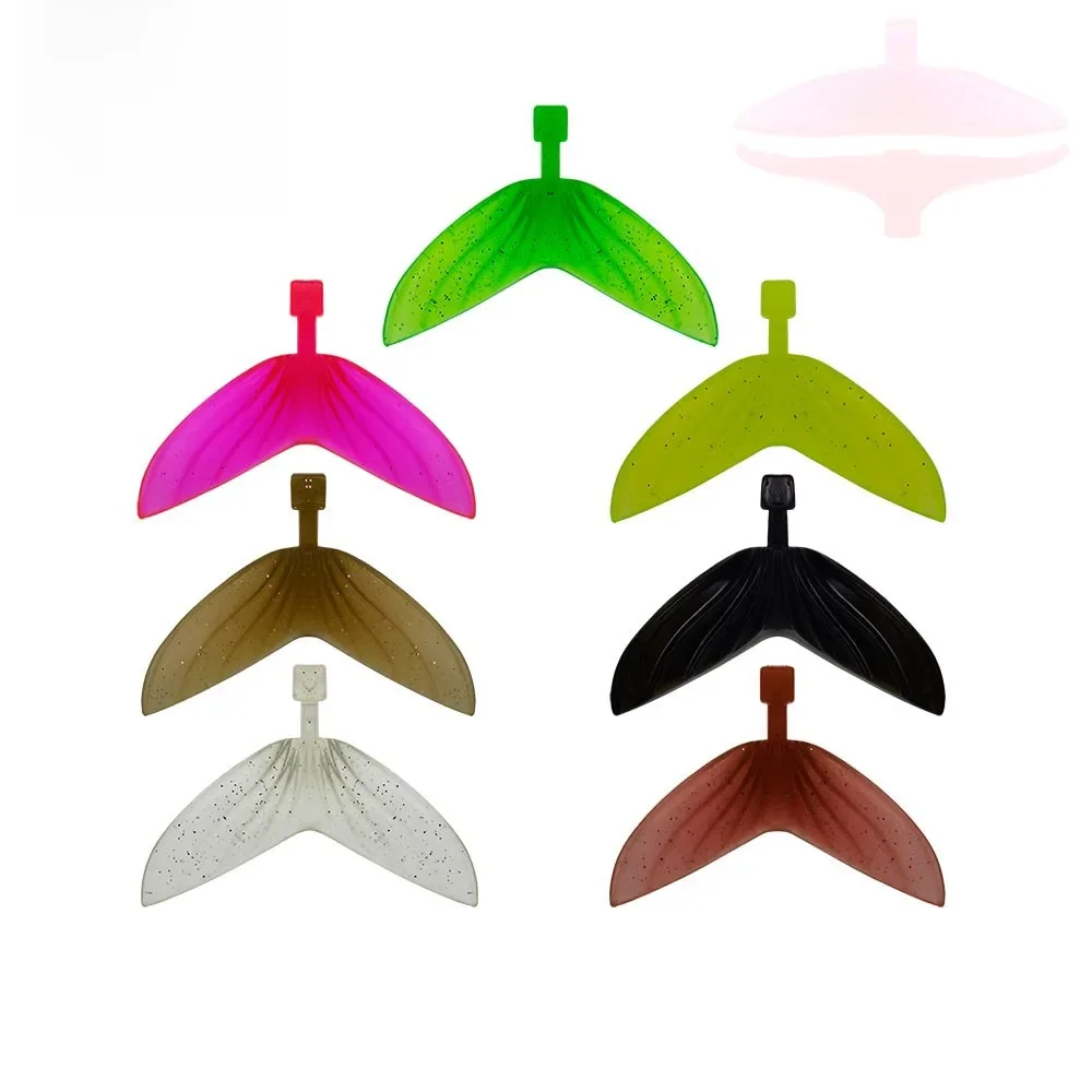 Leurre de pêche à appâts articulés, 135mm/165mm, langue transparente ABS, raccords à queue souple en PVC