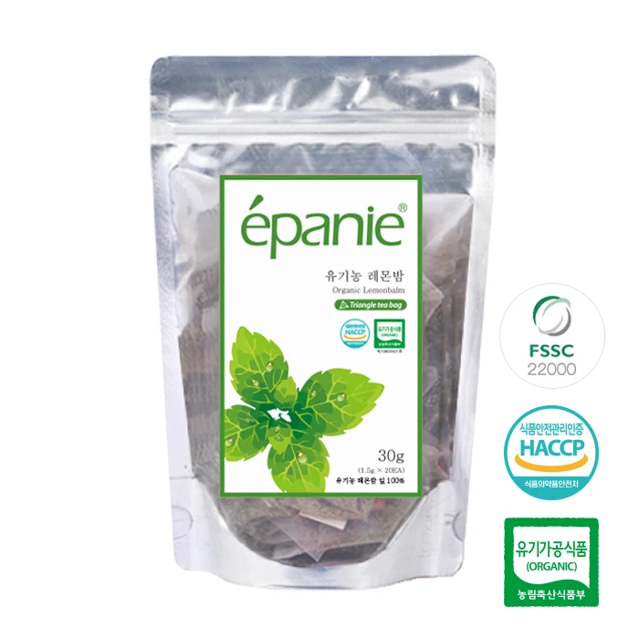 Esuci Organic Herb Lemon Balm Tea 20 Tea Bag 1.5g Triangular Tea Bag