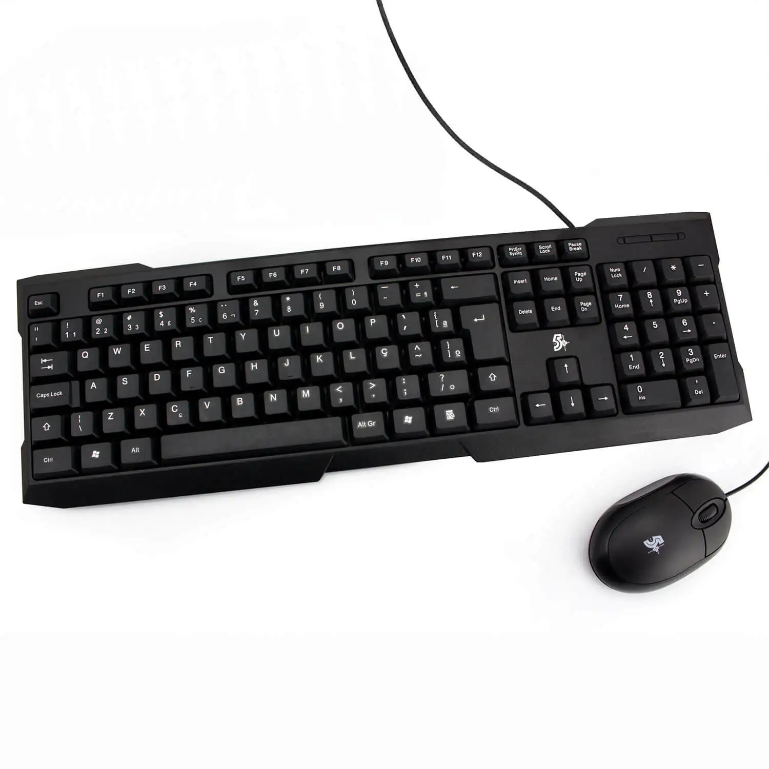 Usb Office Keyboard Kit + Usb Office Mouse 1000 Dpi 5 +